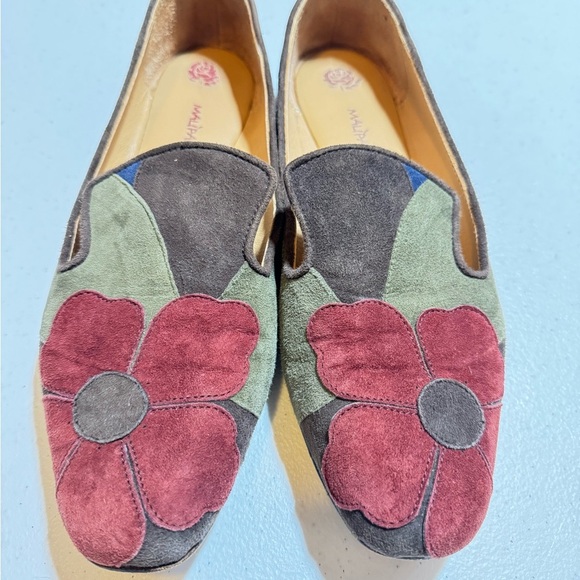 Maliparmi Shoes - Maliparmi Floral Suede slid onLoafers - Multicolor size 40